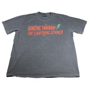 Comfort Colors Dancing Through The Lightning Strikes Graphic T-Shirt Size Large